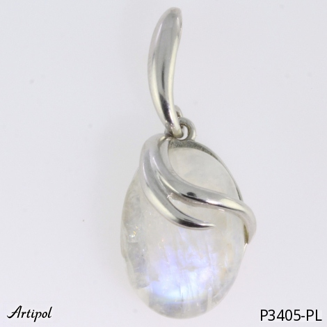 Pendentif P3405-PL en Pierre de lune véritable