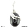 Pendentif P3405-ON en Onyx noir véritable