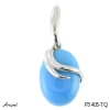 Pendant P3405-TQ with real Turquoise