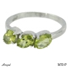 Ring M19-P with real Peridot