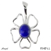 Pendant P3407-LL with real Lapis lazuli