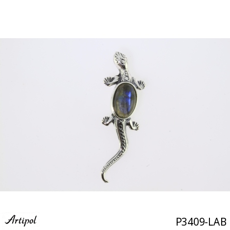 Pendentif P3409-LAB en Labradorite véritable