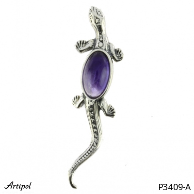 Pendant P3409-A with real Amethyst