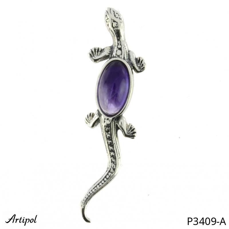 Pendentif P3409-A en Amethyste véritable