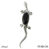 Pendant P3409-ON with real Black onyx