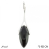 Pendant P3412-ON with real Black onyx