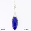 Pendant P3412-LL with real Lapis lazuli