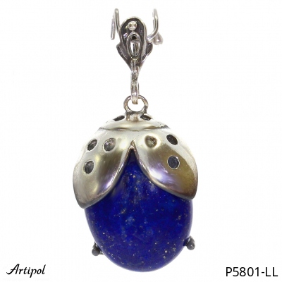 Pendant P5801-LL with real Lapis lazuli