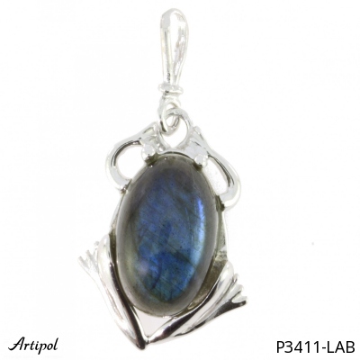 Pendentif P3411-LAB en Labradorite véritable