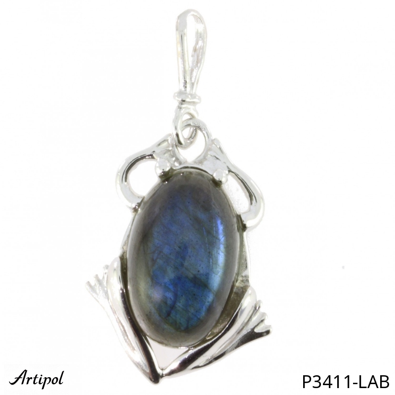 Pendant P3411-LAB with real Labradorite