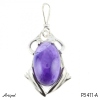 Pendant P3411-A with real Amethyst
