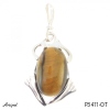 Pendant P3411-OT with real Tiger's eye