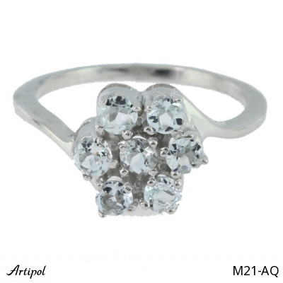 Pierścionek M21-AQ z Akwamarynem