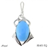 Pendant P3411-TQ with real Turquoise