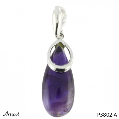Pendant P3802-A with real Amethyst