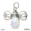 Pendant P3805-PL with real Moonstone