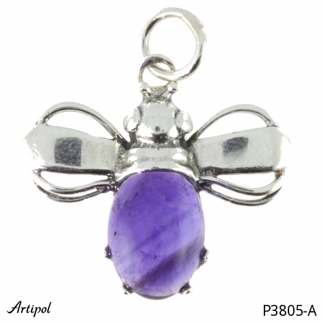 Pendentif P3805-A en Améthyste véritable