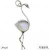Pendentif P3806-PL en Pierre de lune véritable