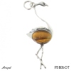 Pendant P3806-OT with real Tiger's eye