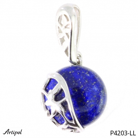 Pendentif P4203-LL en Lapis-lazuli véritable