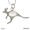 Pendant P4204-PL with real Moonstone