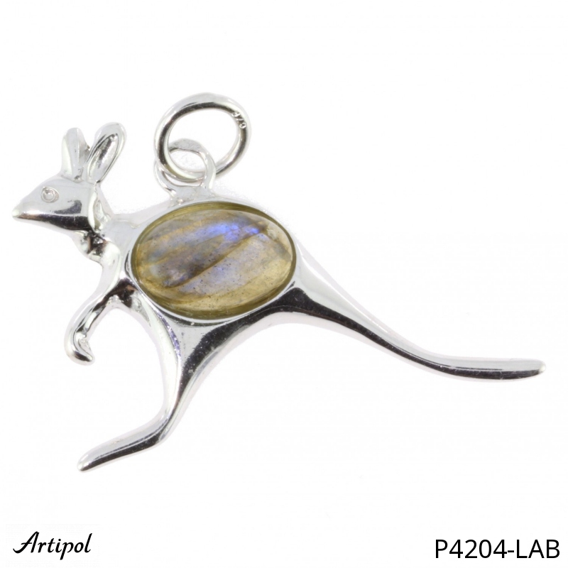 Wisiorek P4204-LAB z Labradorytem