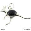 Pendant P4204-ON with real Black Onyx