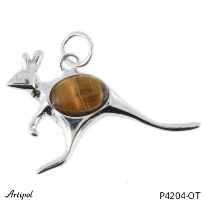 Pendant P4204-OT with real Tiger Eye