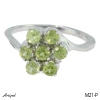 Ring M21-P with real Peridot