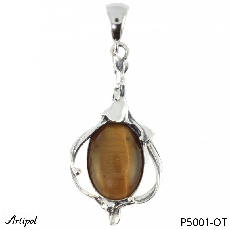 Pendant P5001-OT with real Tiger Eye