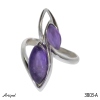 Ring 3803-A with real Amethyst