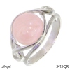 Ring 3413-QR mit echter Rosenquarz