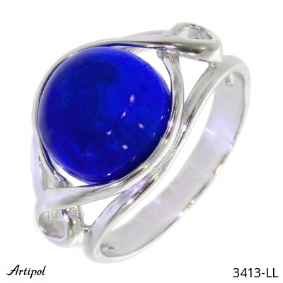 Ring 3413-LL with real Lapis lazuli