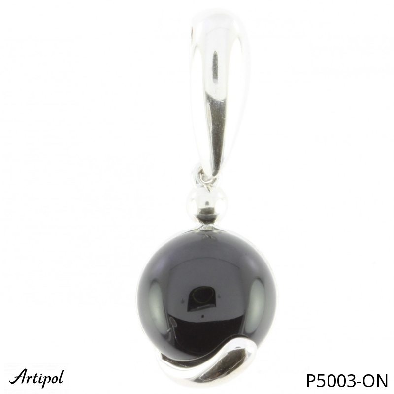 Pendant P5003-ON with real Black Onyx