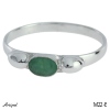 Ring M22-E with real Emerald