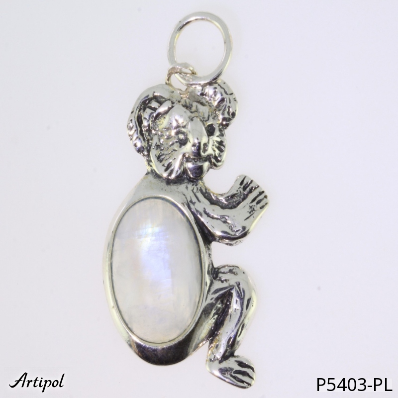 Pendentif P5403-PL en Pierre de lune véritable