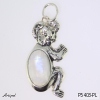 Pendant P5403-PL with real Rainbow Moonstone