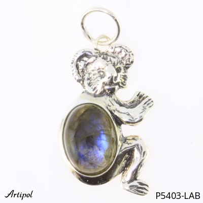 Pendentif P5403-LAB en Labradorite véritable