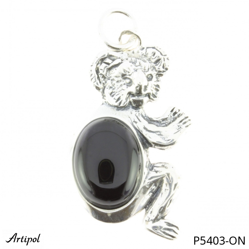 Pendant P5403-ON with real Black Onyx