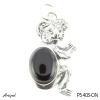 Pendant P5403-ON with real Black onyx