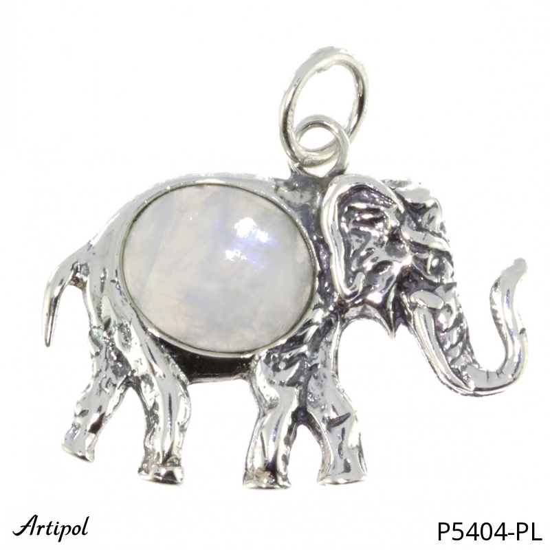 Pendant P5404-PL with real Moonstone