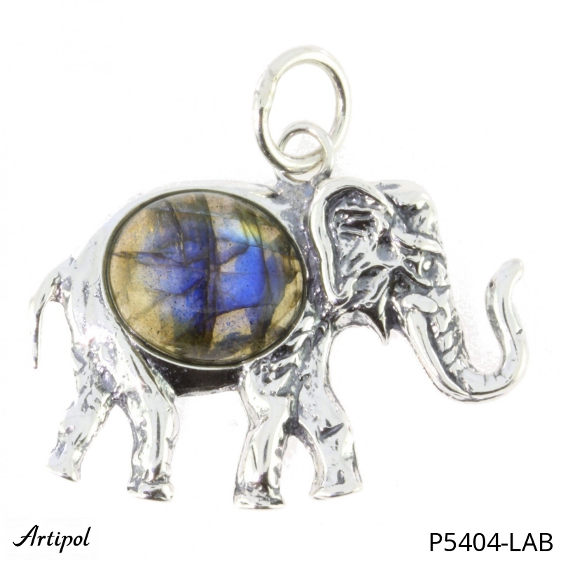 Pendentif P5404-LAB en Labradorite véritable