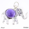 Pendant P5404-A with real Amethyst
