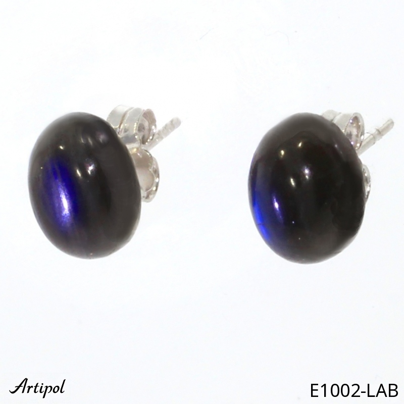 Boucles d'oreilles E1002-LAB en Labradorite véritable