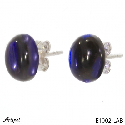 Earrings E1002-LAB with real Labradorite