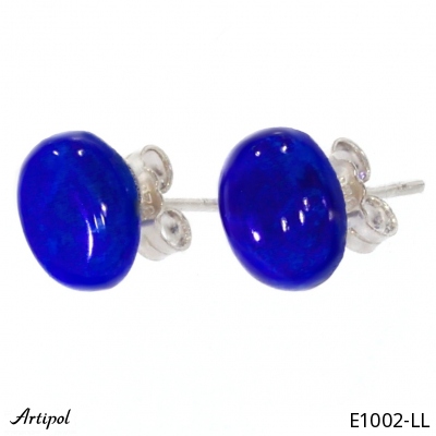 Earrings E1002-LL with real Lapis-lazuli