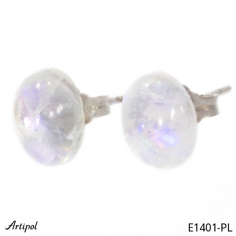Boucles d'oreilles E1401-PL en Pierre de lune véritable