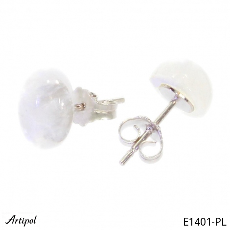 Ohrringe E1401-PL mit echter Mondstein