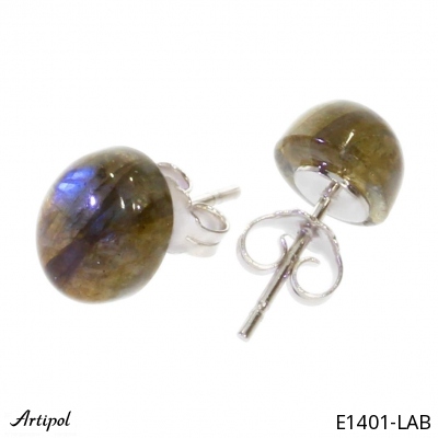 Boucles d'oreilles E1401-LAB en Labradorite véritable