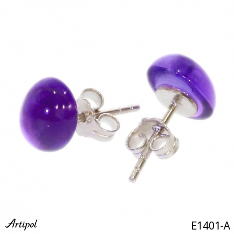 Ohrringe E1401-A mit echter Amethyst